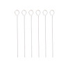 SET 6 BROCHETTES METAL 25CM