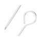 SET 6 BASTONI SPIEDINI METALLO 25CM