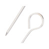CONJ 6 ESPETOS METAL 25CM