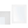 MIROIR 38X48 CADRE BLANC