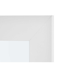 MIROIR 38X48 CADRE BLANC