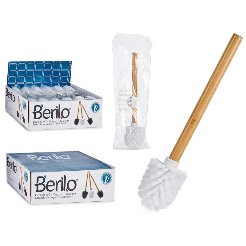 ESCOBILLA BAMBU BLANCA