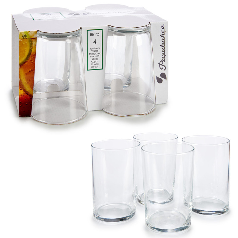 SET 4 BICCHIERI BISTRO MAXI 510CC