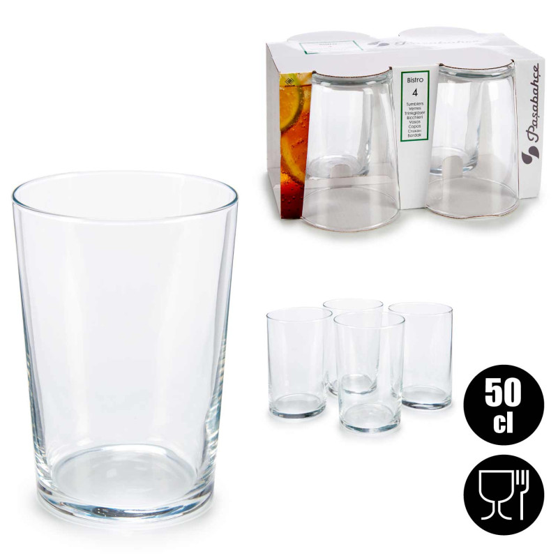 SET 4 BICCHIERI BISTRO MAXI 510CC