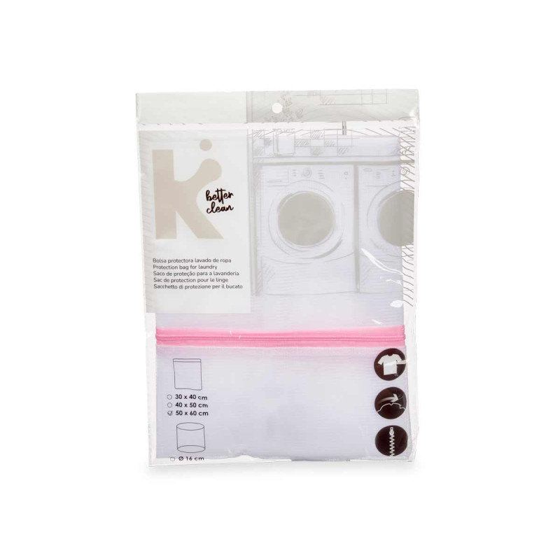 SACO LAVAGEM 60X50CM SORT 3 CORES
