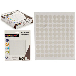 ETIQUETAS ADHESIVAS DIAM 13MM 7 PAGINAS