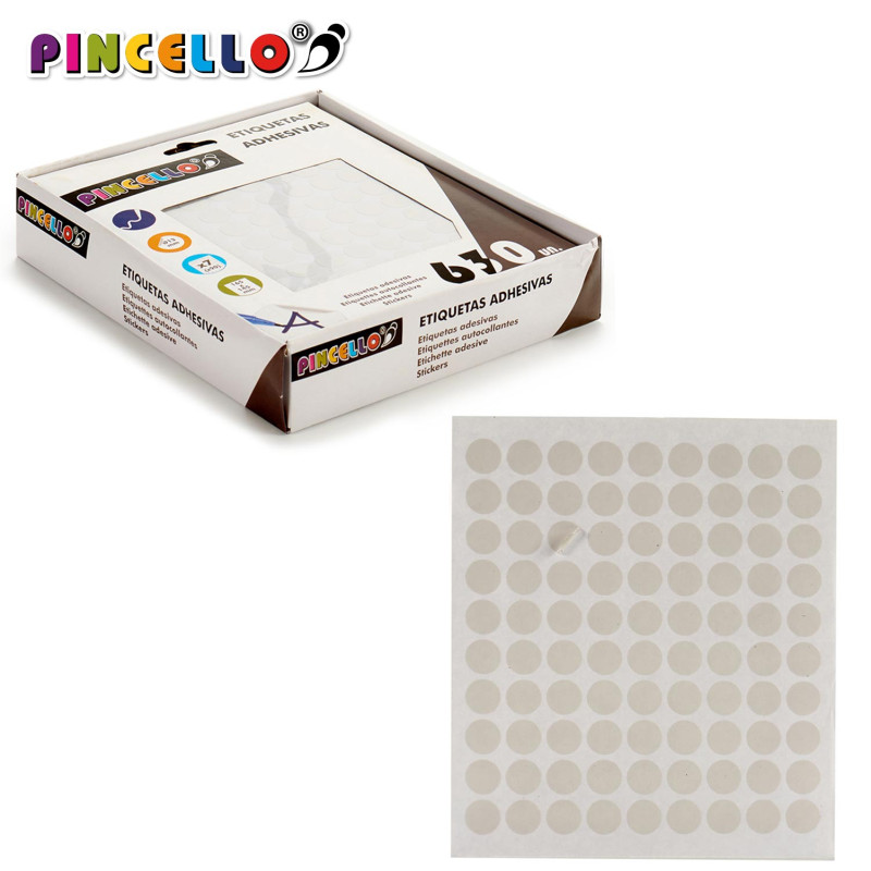 ETIQUETTES ADHESIVES DIAM 13MM 7 PAGES