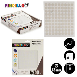 ADHESIVE LABELS DIAM 13MM 7 PAGES