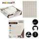 ADHESIVE LABELS DIAM 18MM 7 PAGES