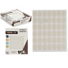ADHESIVE LABELS 17X24MM OVAL 7 PAGES
