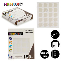 ADHESIVE LABELS 22X49MM APPELS 7 PAGES