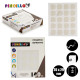 ADHESIVE LABELS 22X49MM APPELS 7 PAGES