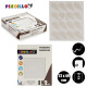 ADHESIVE LABELS 22X49MM LEAFS 7 PAGES