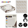 ADHESIVE LABELS 22X49MM LEAFS 7 PAGES