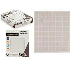 ETIQUETAS ADHESIVAS 12X18MM RECTANG 7PAG