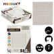 ADHESIVE LABELS 12X18MM RECTANGULAR 7PAG
