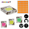 ADHESIVE LABELS 17X24MM OVAL M4 5 PAGES