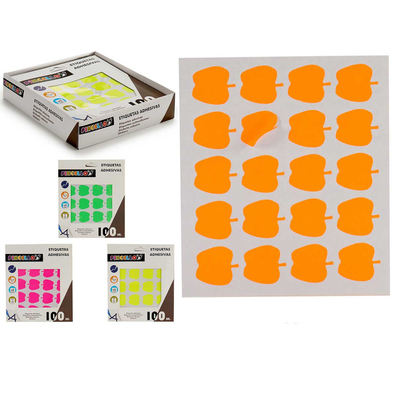 ETIQUETAS ADESIVA 22X49MM MAÇA S4 5P