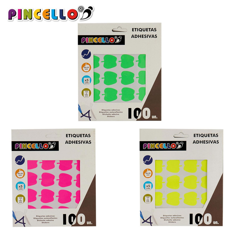 ETIQUETAS ADESIVA 22X49MM MAÇA S4 5P
