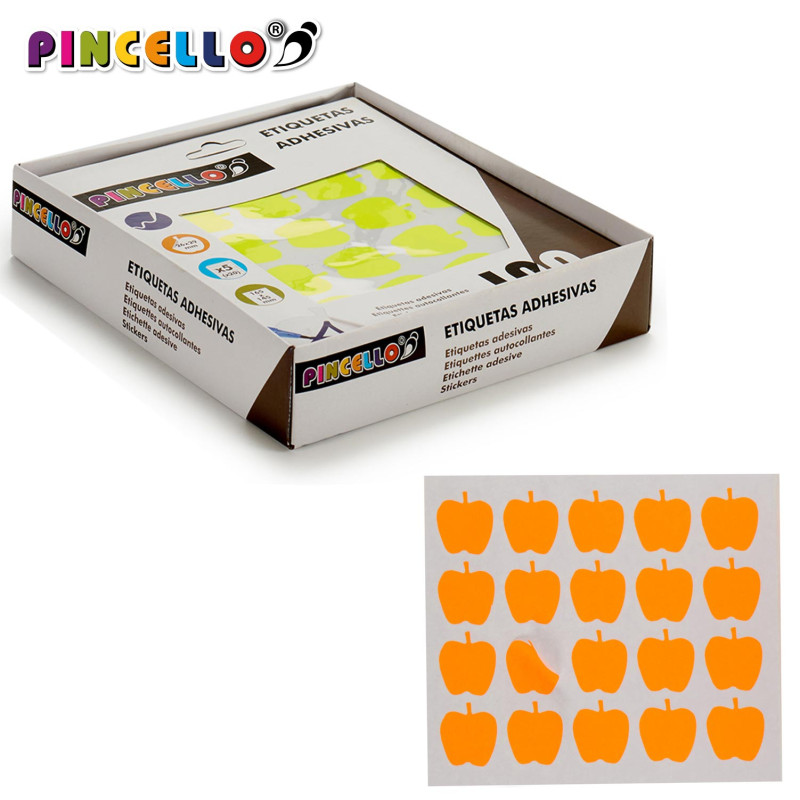 ETIQUETAS ADESIVA 22X49MM MAÇA S4 5P