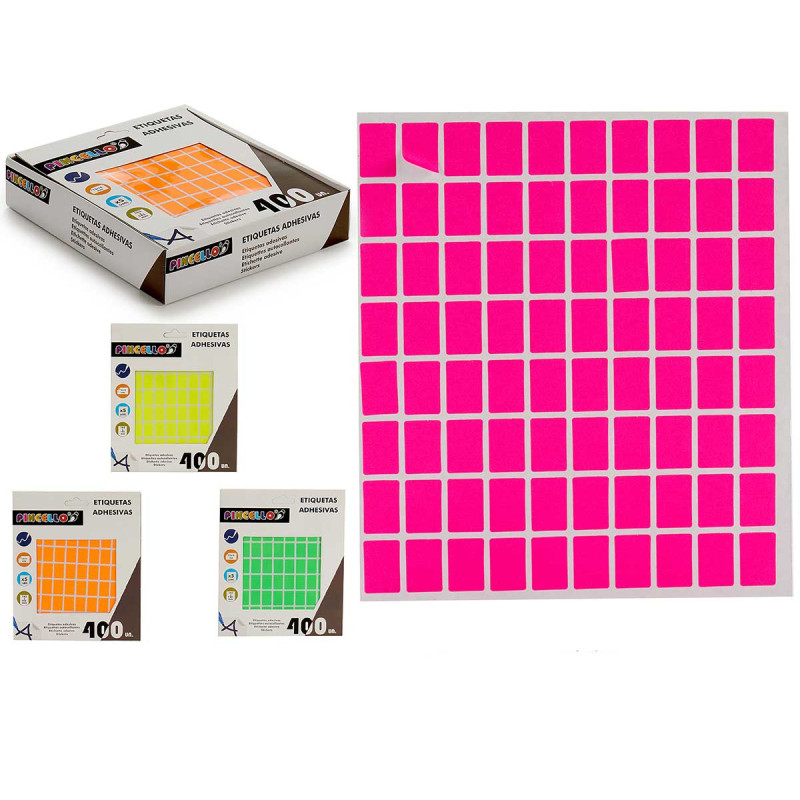 ETICHETTE ADESIVE 12X18MM RETT A4 5 PAG
