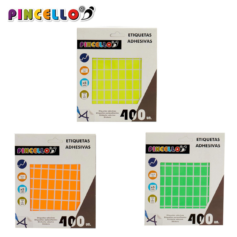 ETICHETTE ADESIVE 12X18MM RETT A4 5 PAG