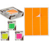 ADHESIVE LABELS 43X52MM RECT M4 5 PAGES