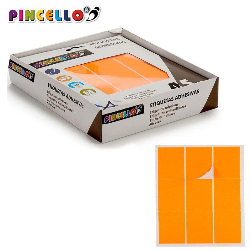 ETICHETTE ADESIVE 43X52MM RETT A4 5PAG