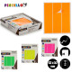 ADHESIVE LABELS 43X52MM RECT M4 5 PAGES