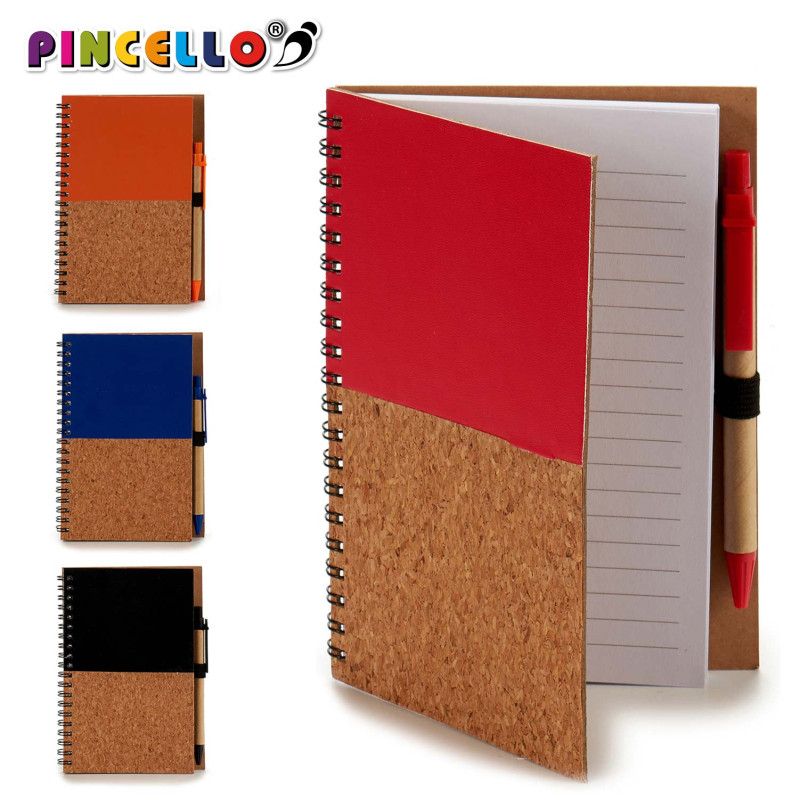 QUADERNO 12,5X18CM COPERCHIO LEGNO A4 14