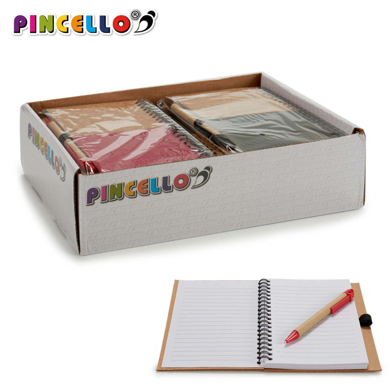 LIBRETA 12,5X18CM TAPA MADERA S4 140 PAG