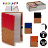 LIBRETA 12,5X18CM TAPA MADERA S4 140 PAG