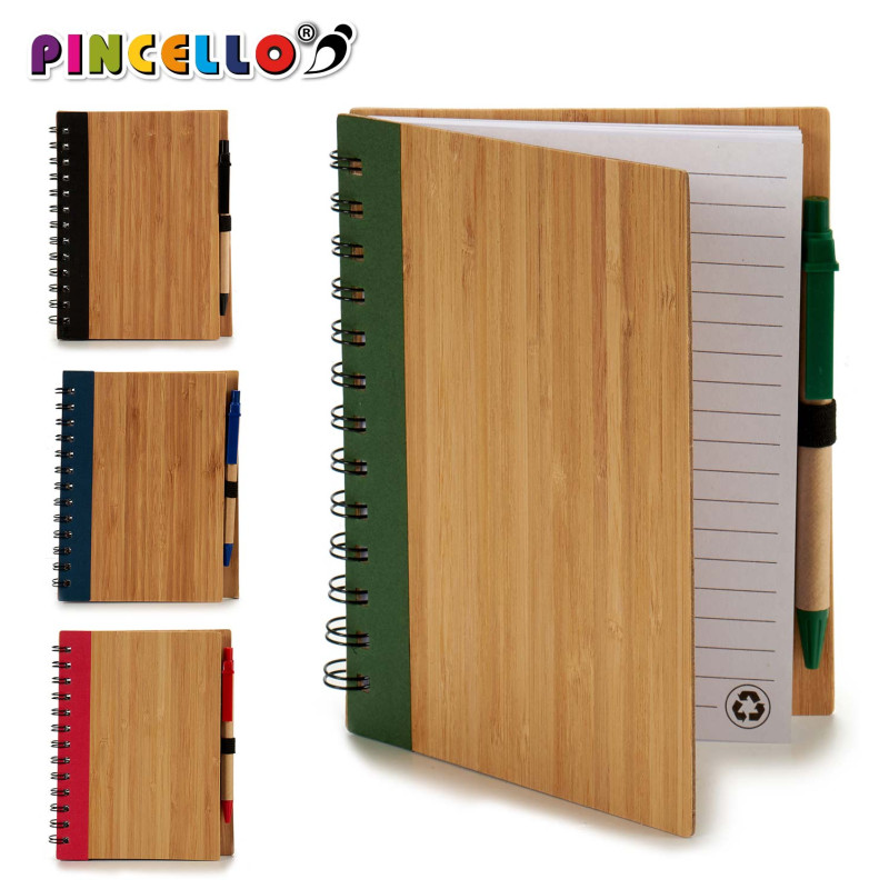QUADERNO 14X18CM BAMBU A4 COL 140 PAG