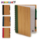 NOTEBOOK 14X18CM BAMBOO M4 COLOURS 140 P