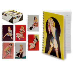 NOTEBOOK A5 3D COVER MODELS M16 196 PAGS