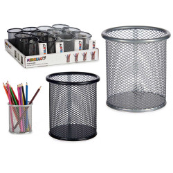 PORTALAPIZ METAL REDONDO SURT 2 COLORES