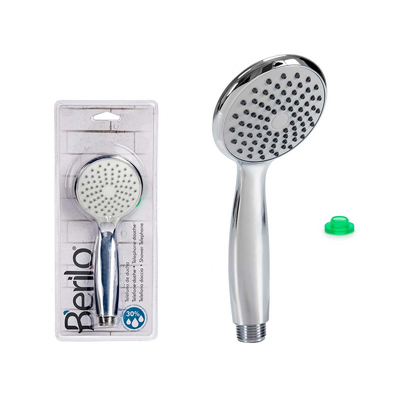 SHOWERHEAD THICK HANDLE SILVER COLOR