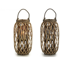 NATURAL WILLOW CANDLE HOLDER NATURAL 52C