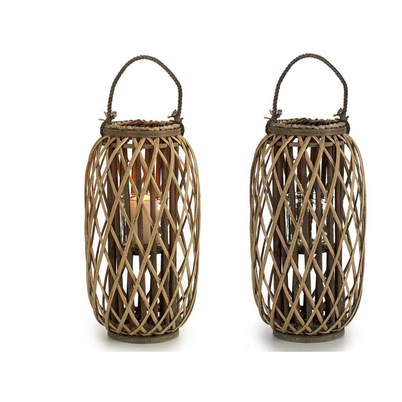 NATURAL WILLOW CANDLE HOLDER NATURAL 52C