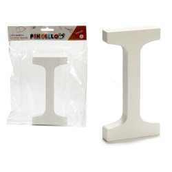 LETTRE I BOIS BLANC 1,8X15CM