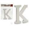 LETTRE K BOIS BLANC 1,8X15CM
