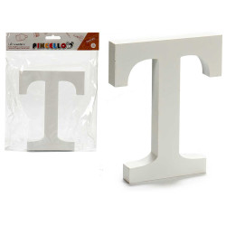 LETTRE T BOIS BLANC 1,8X15CM