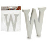 LETTRE W BOIS BLANC 1,8X15CM