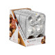 SET 4 MOULES ALUMINIUM 6 CAVITÉS 7 CM DIAM