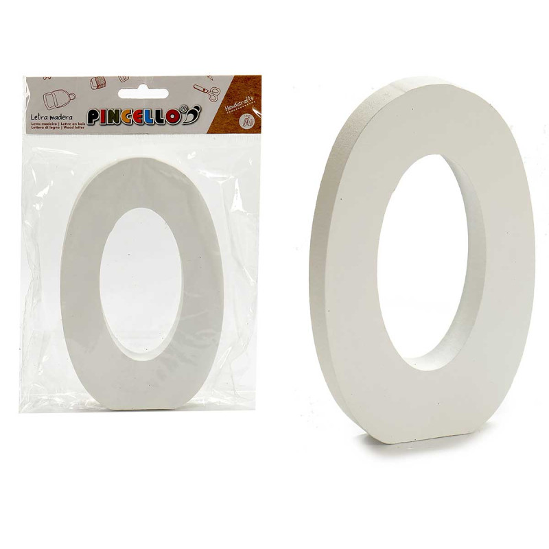 NUMERO 0 MADERA BLANCO 1,8X15CM