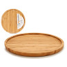 MEDIUM ROUND BAMBOO PLATE APPETIZER