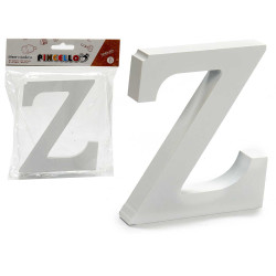 LETTRE Z BOIS BLANC 2X11CM