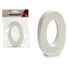 WOODEN NUMBER 0 WHITE COLOR 2X11CM