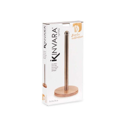 STEEL AND BAMBOO ROLL HOLDER ORBED SMALL