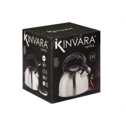 STEEL KETTLE 2,5L PLASTIC HANDLE
